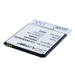   Utángyártott Wiko mobil Li-ion akkumulátor 3.7V 2000mAh 5222, S5222 - CameronSino