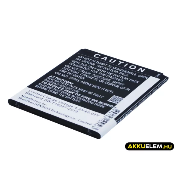 Utángyártott Wiko mobil Li-ion akkumulátor 3.7V 2000mAh 5222, S5222 - CameronSino