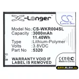 Utángyártott Casper mobil Li-Polymer akkumulátor 3.8V 3000mAh - CameronSino
