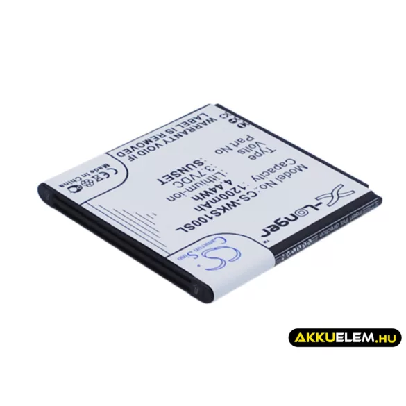 Utángyártott Wiko mobil Li-ion akkumulátor 3.7V 1200mAh SUNSET - CameronSino