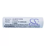 Utángyártott Wahl forrasztó Ni-MH akkumulátor 2.4V 3000mAh 370-216, 00040-100 - CameronSino