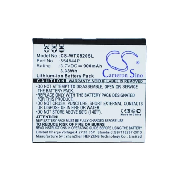 Utángyártott TAKARA GPS Li-ion akkumulátor 3.7V 800mAh - CameronSino
