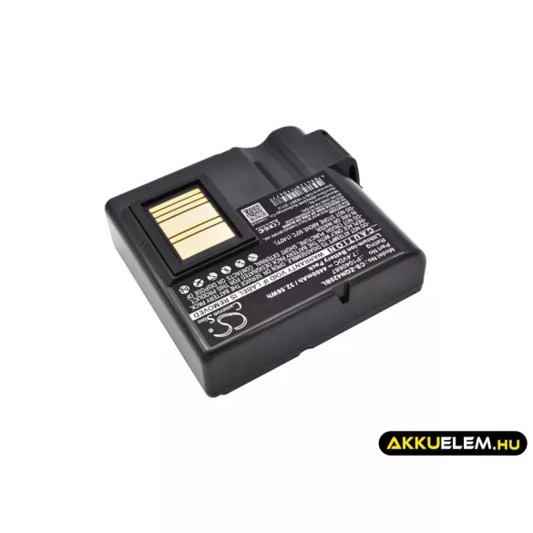 Utángyártott Zebra Hordozható nyomtató Li-ion akkumulátor 7.4V 4400mAh P1040687, P1050667-016 - CameronSino
