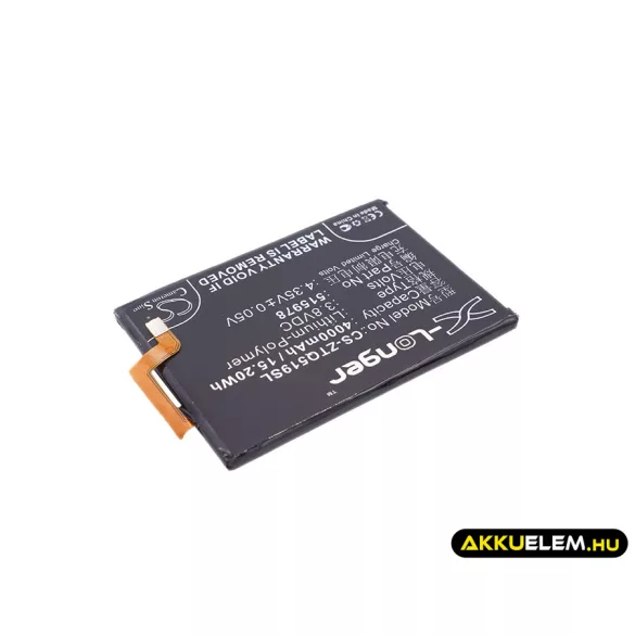 Utángyártott ZTE mobil Li-Polymer akkumulátor 3.8V 4000mAh 515978, E169-515978 - CameronSino