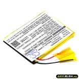 Utángyártott Astro Vezeték nélküli fejhallgató Li-Polymer akkumulátor 3.7V 800mAh SRP603443 - CameronSino
