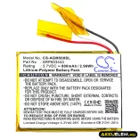 Utángyártott Astro Vezeték nélküli fejhallgató Li-Polymer akkumulátor 3.7V 800mAh SRP603443 - CameronSino