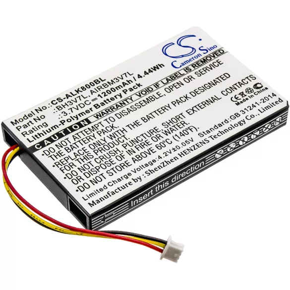 Utángyártott Autec Daru távirányító Li-Polymer akkumulátor 3.7V 1200mAh BH3V7L, AIRBM3V7L - CameronSino