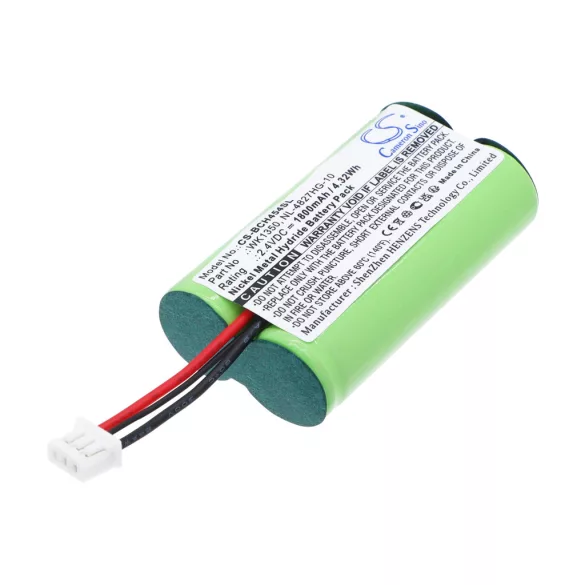 Utángyártott Bosch Vezeték nélküli fejhallgató Ni-MH akkumulátor 2.4V 1800mAh WK1350, NL-4827HG-10 - CameronSino
