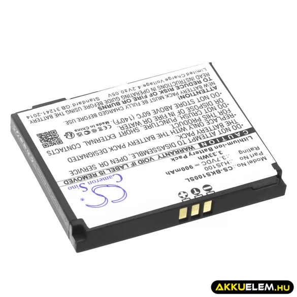 Utángyártott Becker GPS Li-ion akkumulátor 3.7V 900mAh HJS100, 338937010208 - CameronSino