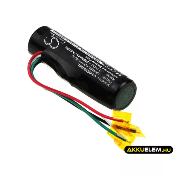 Utángyártott Bose hangszóró Li-ion akkumulátor 3.7V 2600mAh 64454, 626161-0010 - CameronSino