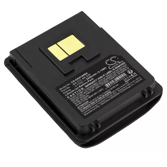 Utángyártott Datalogic Vonalkód szkenner Li-ion akkumulátor 3.7V 2200mAh BS-215, BS-229 - CameronSino
