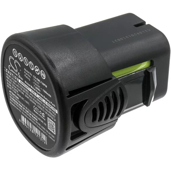 Utángyártott Dreme szerszámgép Ni-MH akkumulátor 4.8V 1500mAh 755-01 - CameronSino