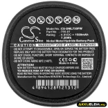 Utángyártott Dreme szerszámgép Ni-MH akkumulátor 4.8V 1500mAh 755-01 - CameronSino