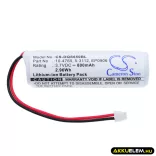 Utángyártott Datalogic Vonalkód szkenner Li-ion akkumulátor 3.7V 800mAh 10-4765, 5-3112 - CameronSino