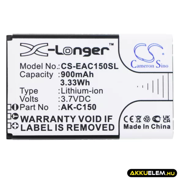 Utángyártott Bea-fon mobil Li-ion akkumulátor 3.7V 900mAh  S33, C220 - CameronSino
