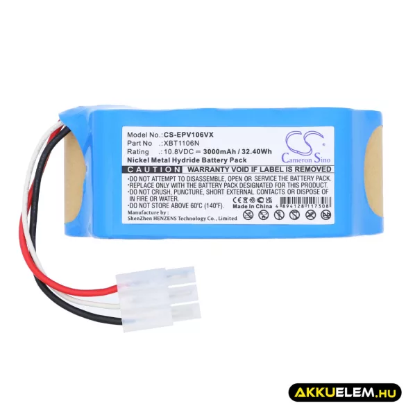 Utángyártott Shark porszívó Ni-MH akkumulátor 10.8V 3000mAh XBT1106N - CameronSino
