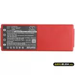 Utángyártott Liebherr Daru távirányító Ni-MH akkumulátor 6V 2000mAh PIROS - CameronSino