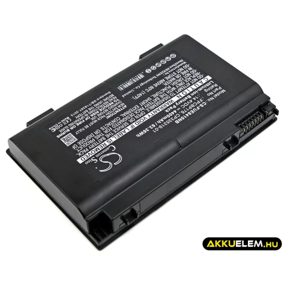 Utángyártott Fujitsu laptop Li-ion akkumulátor 14.4V 4400mAh CP335319-01, FPCBP176 - CameronSino