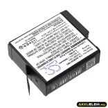 Utángyártott GoPro Kamera Li-ion akkumulátor 3.85V 900mAh AHDBT-501, AABAT-001 - CameronSino