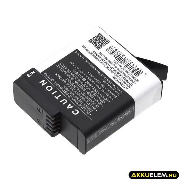 Utángyártott GoPro Kamera Li-ion akkumulátor 3.85V 1250mAh AHDBT-501, AABAT-001 - CameronSino