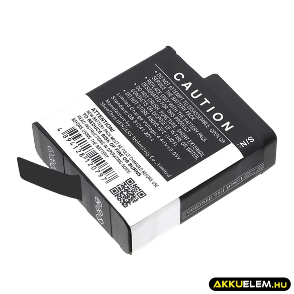 Utángyártott GoPro Kamera Li-ion akkumulátor 3.85V 1250mAh AHDBT-501, AABAT-001 - CameronSino