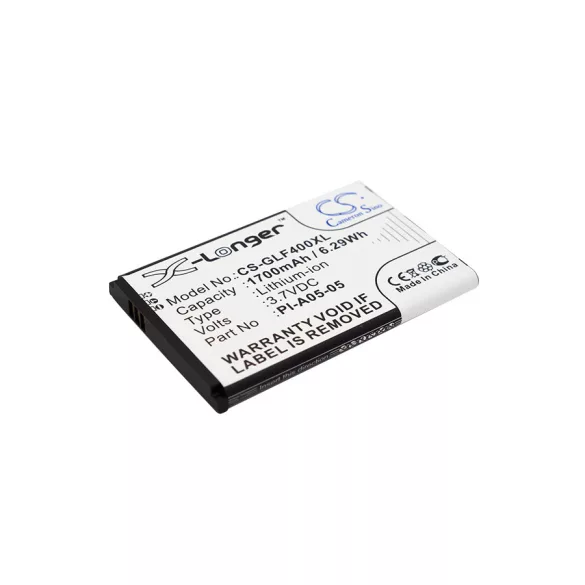 Utángyártott Golf Buddy GPS Li-ion akkumulátor 3.7V 1700mAh PI-A05-05, LI-A1-01 - CameronSino