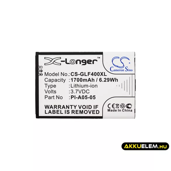 Utángyártott Golf Buddy GPS Li-ion akkumulátor 3.7V 1700mAh PI-A05-05, LI-A1-01 - CameronSino