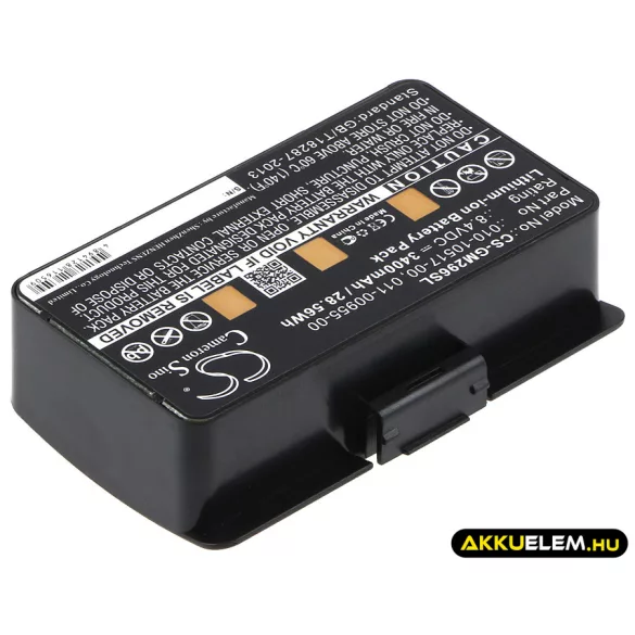 Utángyártott Garmin GPS Li-ion akkumulátor 8.4V 3400mAh 010-10517-00, 011-00955-00 - CameronSino