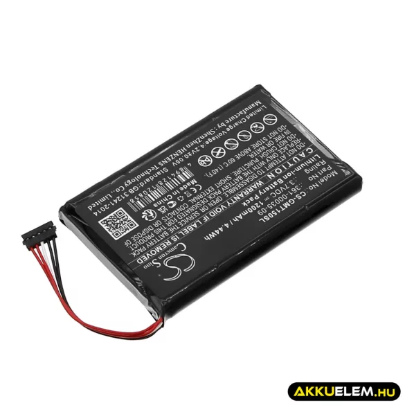 Utángyártott Garmin Kutyanyakörv Li-ion akkumulátor 3.7V 1200mAh 361-00035-09, 010-11828-40 - CameronSino
