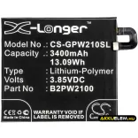 Utángyártott Google mobil Li-Polymer akkumulátor 3.85V 3400mAh B2PW2100, 35H00263-00M - CameronSino