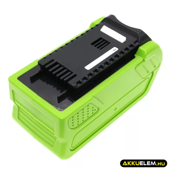 Utángyártott GreenWorks szerszámgép Li-ion akkumulátor 40V 5000mAh 24252, 29302 - CameronSino