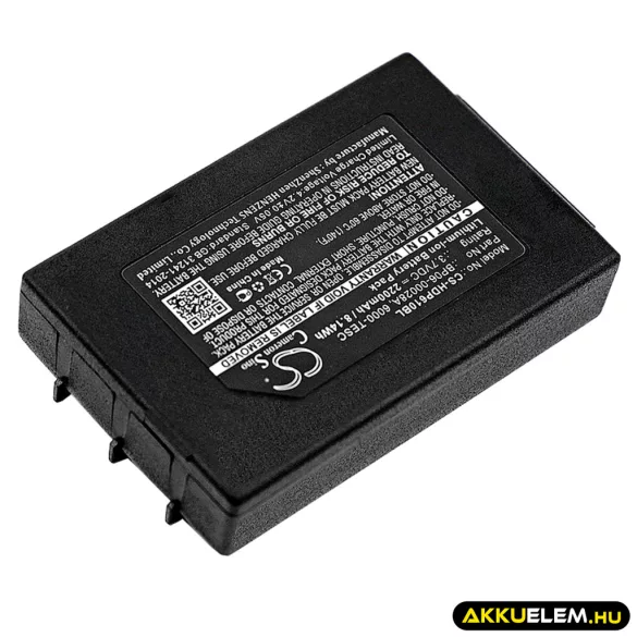 Utángyártott Honeywell Vonalkód szkenner Li-ion akkumulátor 3.7V 2200mAh BP06-00028A, 6000-TESC - CameronSino