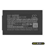 Utángyártott HandHeld Vonalkód szkenner Li-ion akkumulátor 3.7V 3300mAh BP06-00028A, 6000-TESC - CameronSino