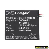 Utángyártott HTC mobil Li-Polymer akkumulátor 3.85V 3000mAh B2PS5100, 35H00255-00M - CameronSino