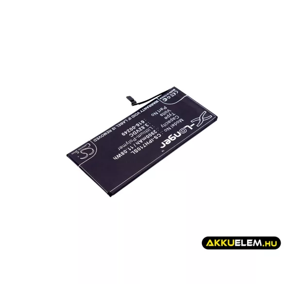 Utángyártott Apple mobil Li-Polymer akkumulátor 3.82V 2900mAh 616-00249, 616-00252 - CameronSino