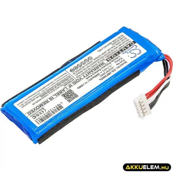 Utángyártott JBL hangszóró Li-Polymer akkumulátor 3.7V 3000mAh GSP872693, P763098 03 - CameronSino