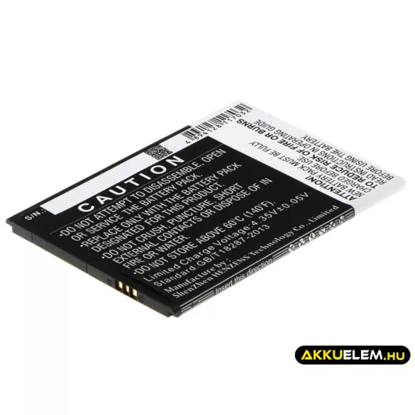 Utángyártott KAZAM mobil Li-Polymer akkumulátor 3.8V 3000mAh TR455, TR455-VKVCD0004151 - CameronSino