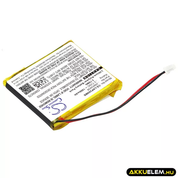 Utángyártott Luvion Babafigyelő Li-Polymer akkumulátor 3.7V 1000mAh JS803438 - CameronSino