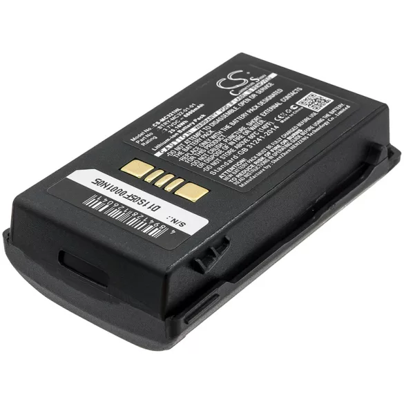 Utángyártott Zebra Vonalkód szkenner Li-ion akkumulátor 3.7V 6800mAh BTRY-MC32-01-01, BTRY-MC32-52MA-01 - CameronSino