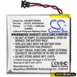 Utángyártott Motorola Okosóra Li-Polymer akkumulátor 3.7V 240mAh WX30, SNN5950A - CameronSino