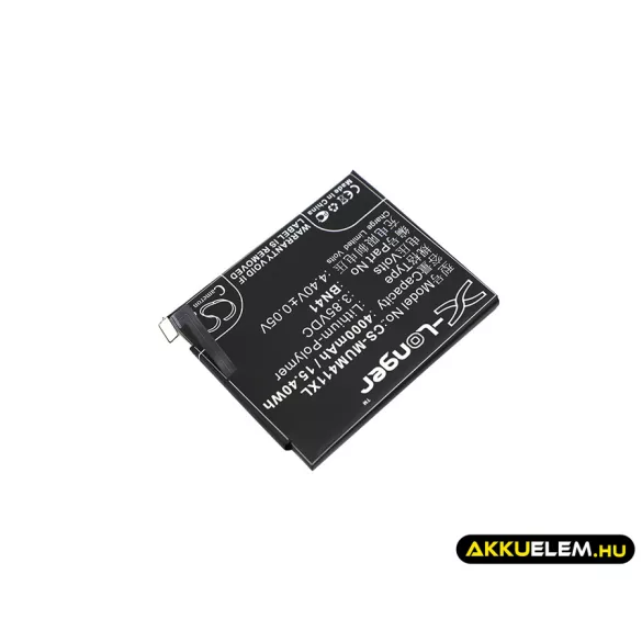 Utángyártott Xiaomi mobil Li-Polymer akkumulátor 3.85V 4000mAh BN41, BN41L - CameronSino