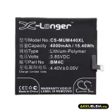 Utángyártott Xiaomi mobil Li-Polymer akkumulátor 3.85V 4000mAh BM4C - CameronSino