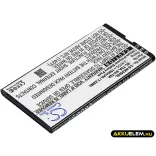 Utángyártott Microsoft mobil Li-Polymer akkumulátor 3.8V 1900mAh BL-T5A, BV-T5A - CameronSino