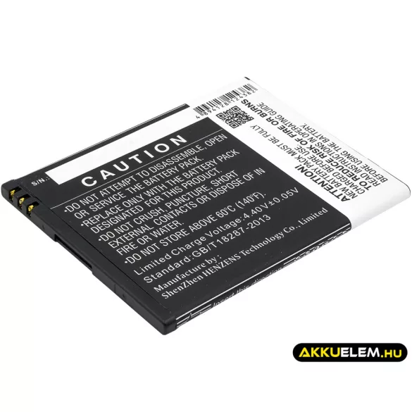 Utángyártott Nokia mobil Li-ion akkumulátor 3.85V 3350mAh BV-T4D - CameronSino