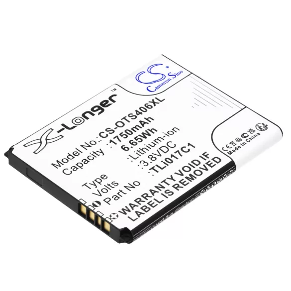 Utángyártott AT&T mobil Li-ion akkumulátor 3.8V 1750mAh TLi017C7 - CameronSino