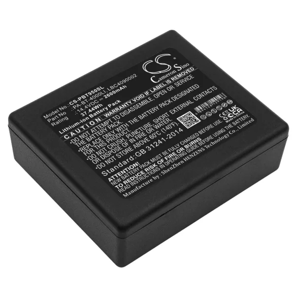 Utángyártott Brother Hordozható nyomtató Li-ion akkumulátor 14.4V 2600mAh PA-BT-4000LI, LBC4090002 - CameronSino