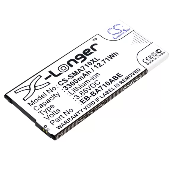 Utángyártott Samsung mobil Li-ion akkumulátor 3.85V 3300mAh EB-BA710ABE - CameronSino