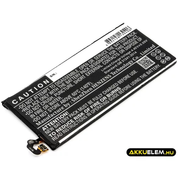 Utángyártott Samsung mobil Li-Polymer akkumulátor 3.85V 3600mAh EB-BJ730ABE - CameronSino