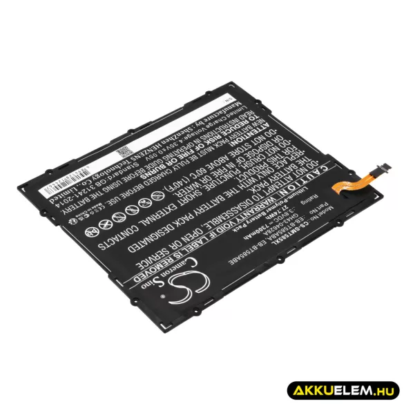 Utángyártott Samsung Tablet Li-Polymer akkumulátor 3.8V 7300mAh EB-BT585ABA, GH43-04628A - CameronSino