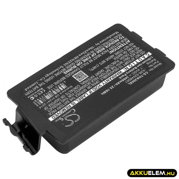 Utángyártott TSC Hordozható nyomtató Li-ion akkumulátor 7.4V 3400mAh A3R-52048001 - CameronSino